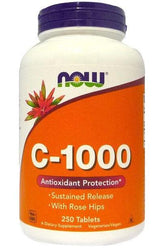 NOW Foods - Vitamin C-1000 with Rose Hips - Susteined Release - Nutri.se